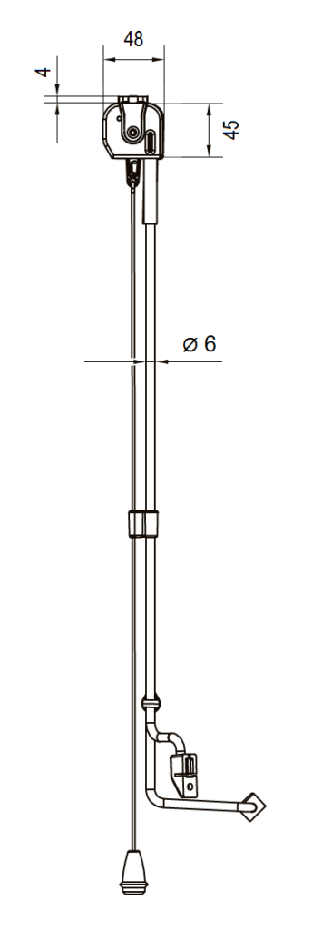 Mechanical Roller Blind Big Casette drawing