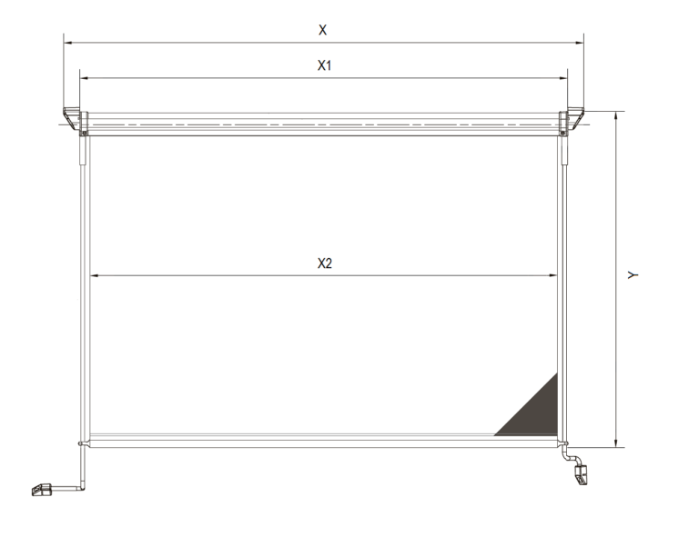 Automatic Roller Blind drawing